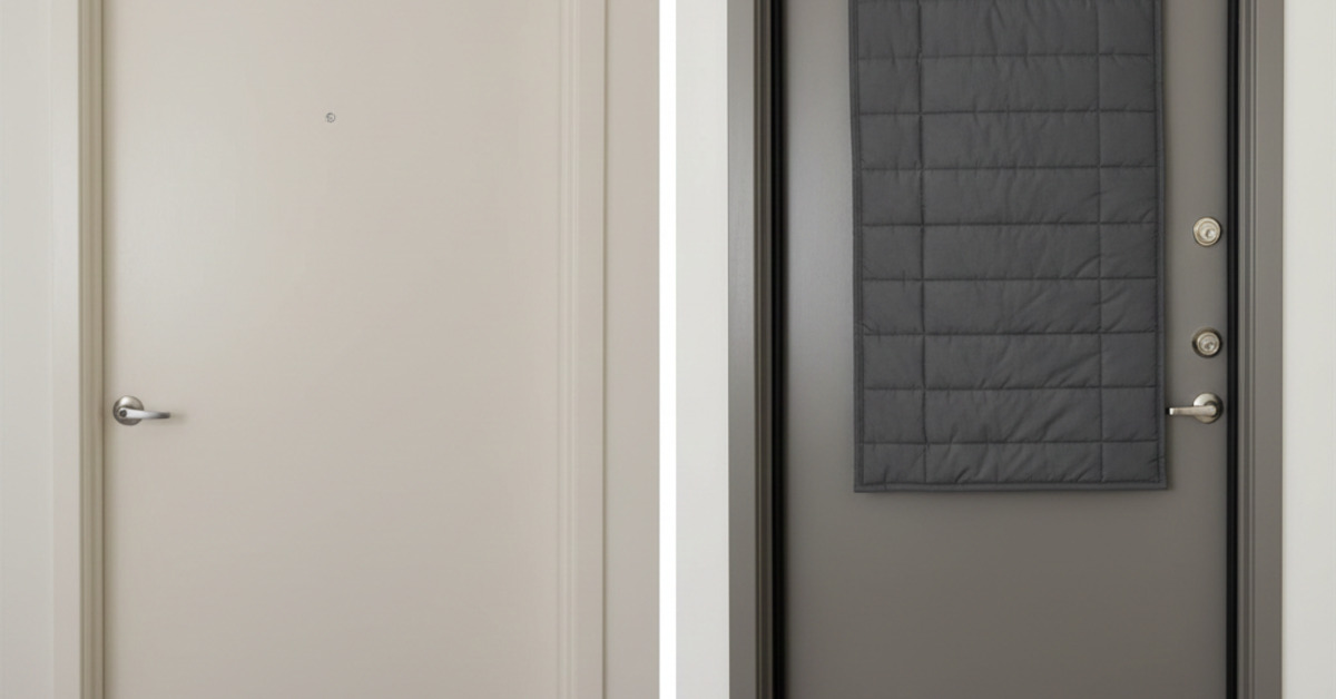 How to Soundproof an Apartment Door (Block Hallway Noise)