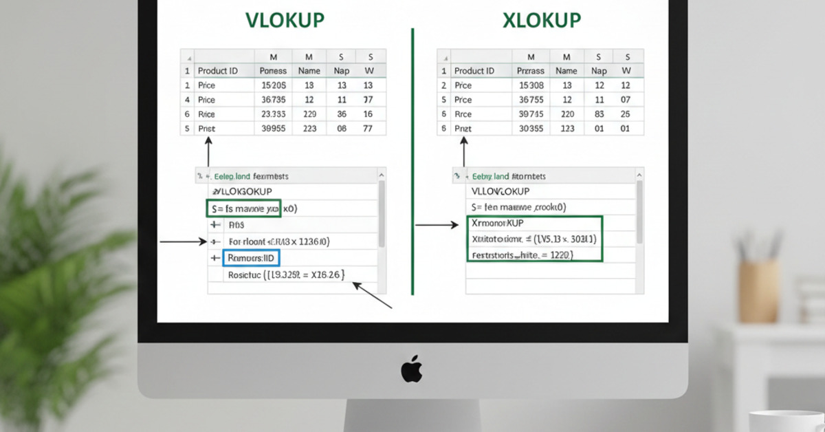 Excel VLOOKUP vs. XLOOKUP: Explained Simply