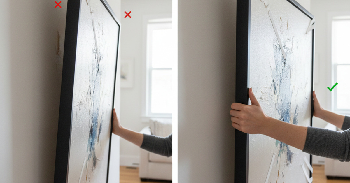Best Command Strip Hacks for Hanging Heavy Art