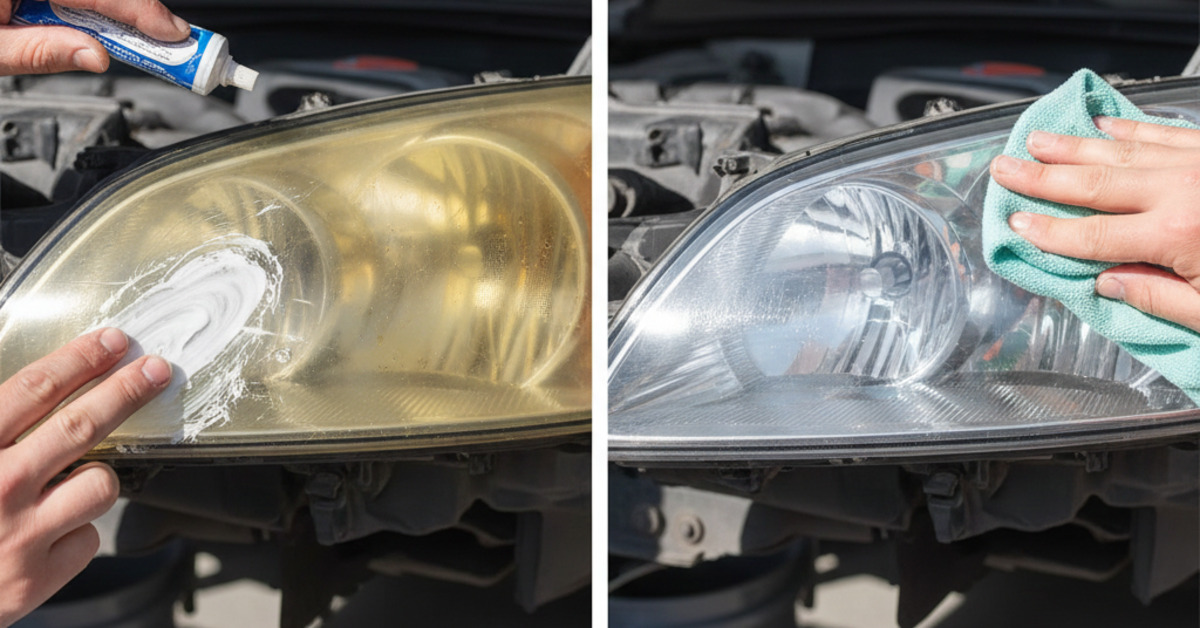 How to Fix Cloudy Headlights with Toothpaste (Does it Work?)
