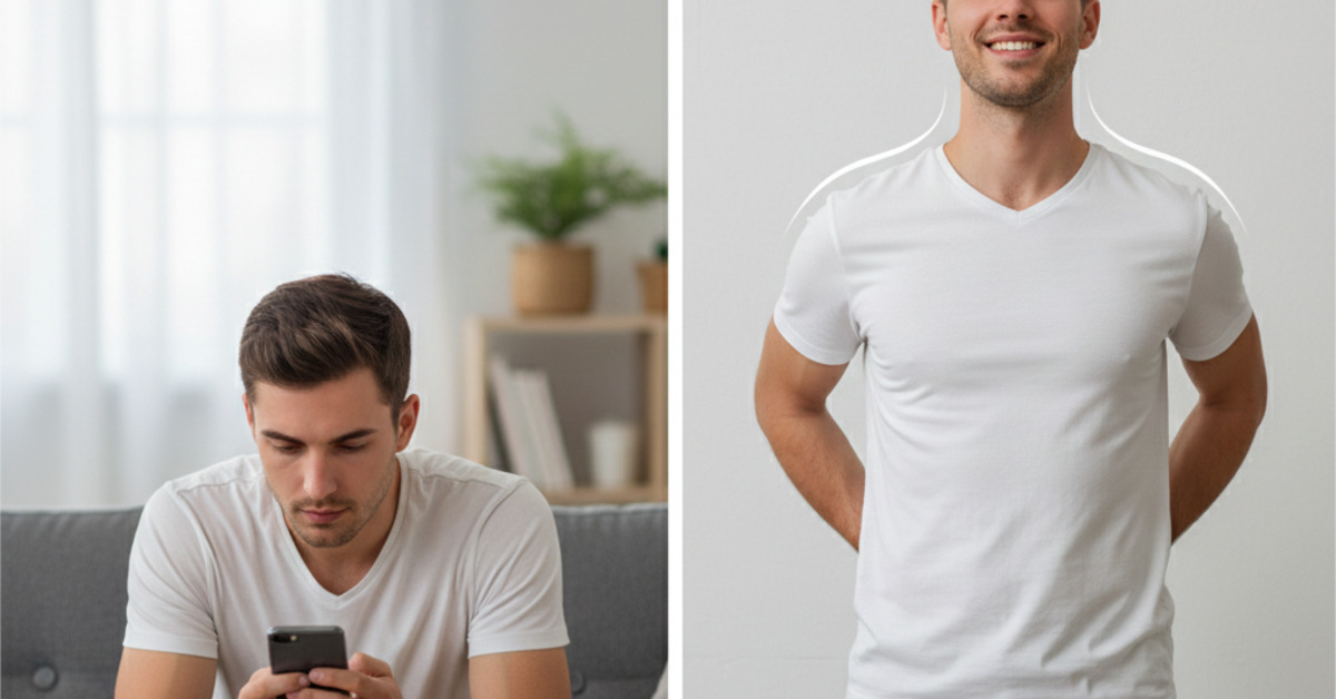 How to Fix 'Tech Neck' Posture in 30 Days