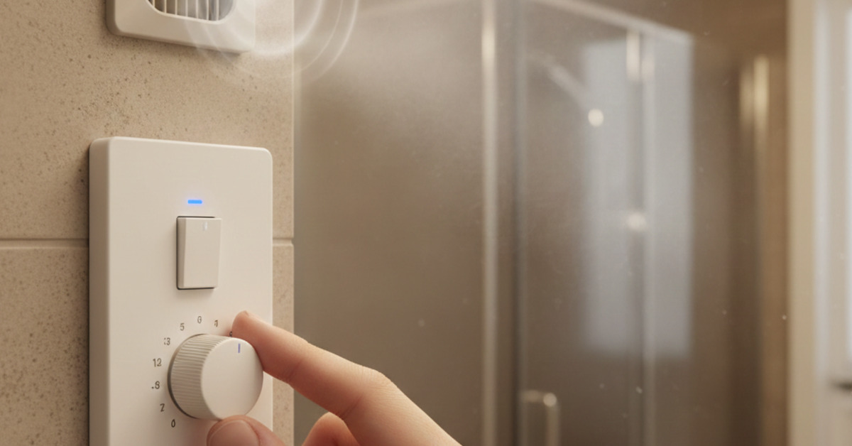 How to Automate Bathroom Fans with Humidity Sensors