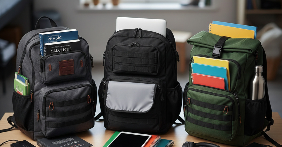 Best Backpacks for Heavy Textbooks and Laptops