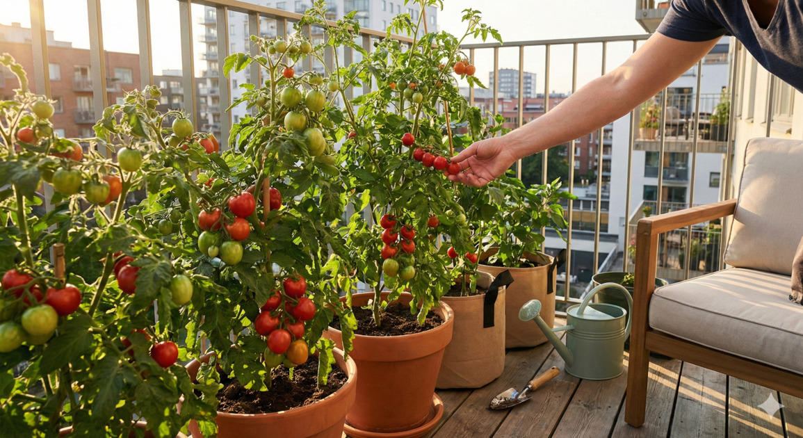 How to Grow Tomatoes on an Apartment Balcony: A Beginner's Guide