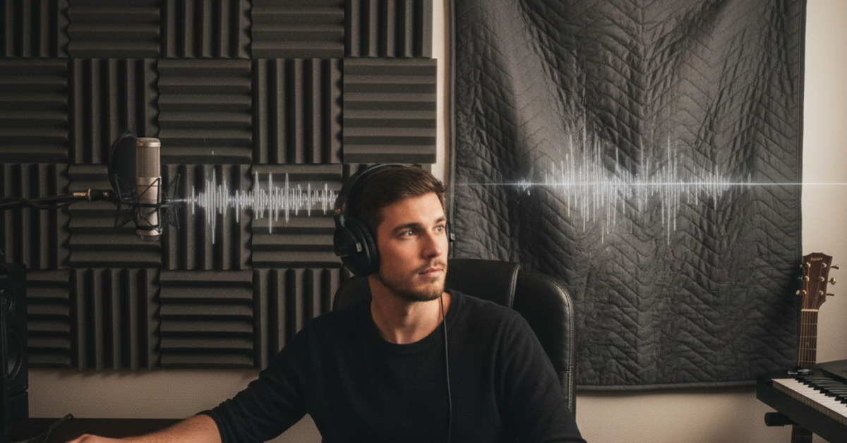 Acoustic Foam vs. Heavy Blankets: Soundproofing on a Budget