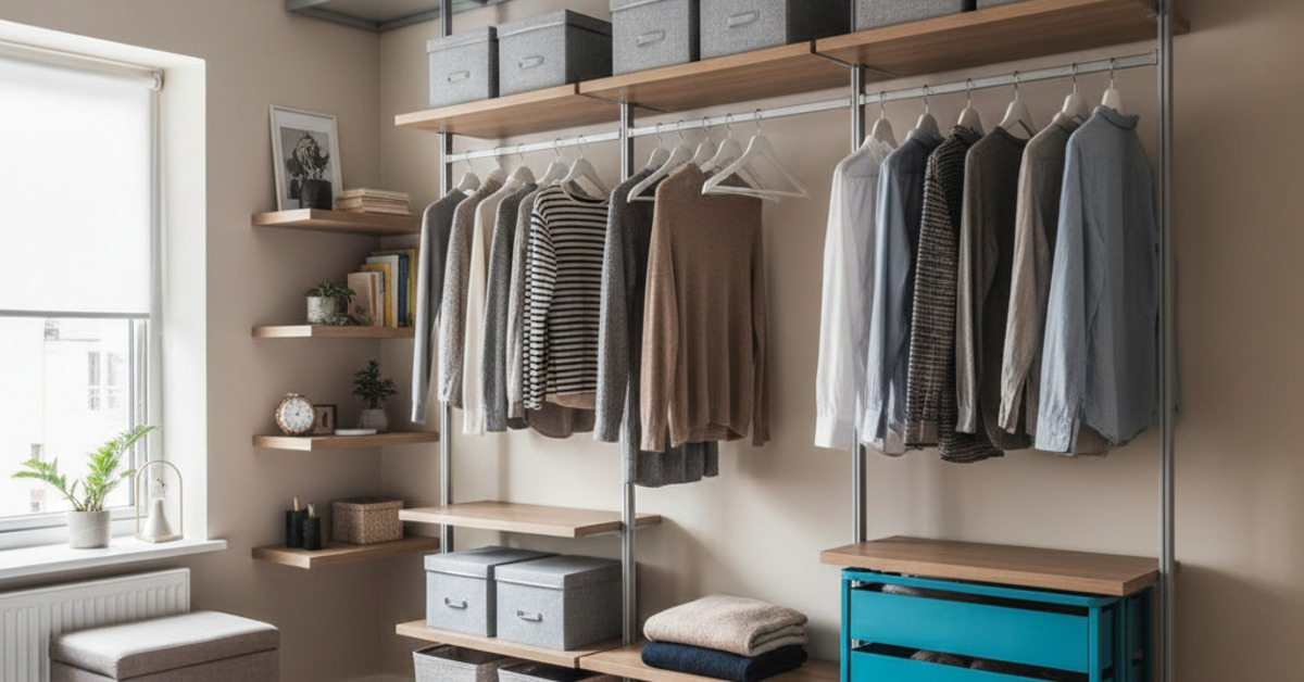 Storage Hacks for Apartments with No Closets