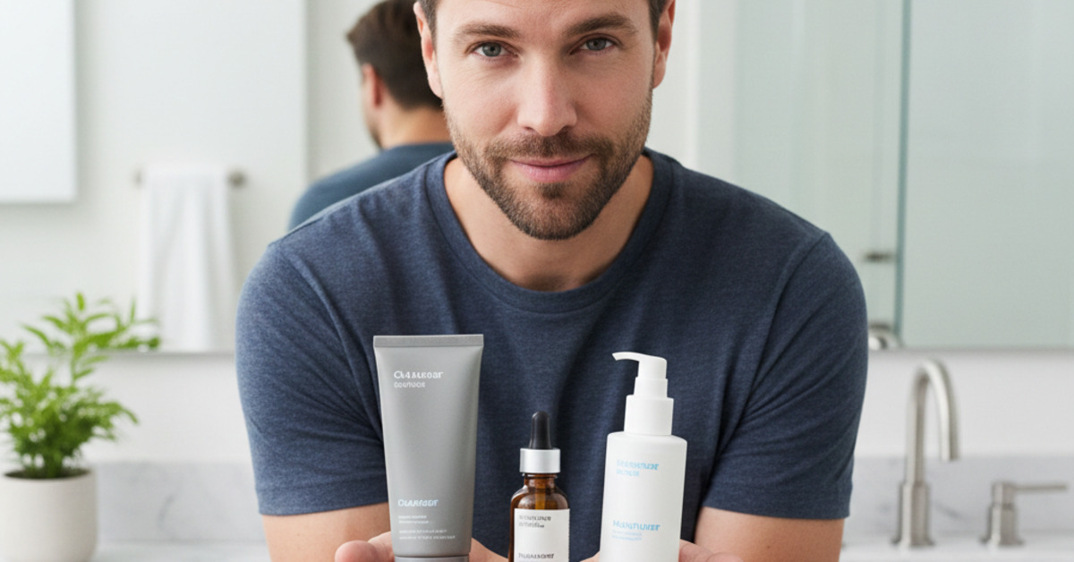 Skincare Routine for Men Who Hate Skincare (3 Steps)