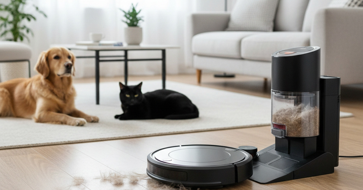 Best Robot Vacuums for Pet Hair (Self-Emptying)