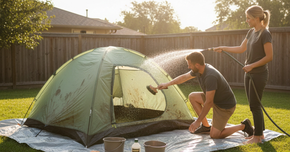 How to Clean a Tent After a Rainy Camping Trip