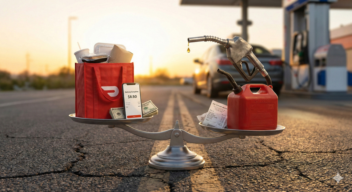 Side Hustle Review: Is DoorDash Worth It After Gas Prices?