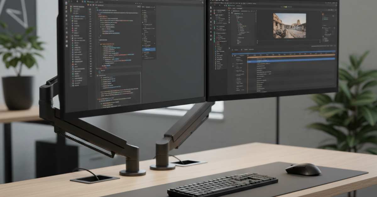Best Monitor Arms for Dual Screen Setups