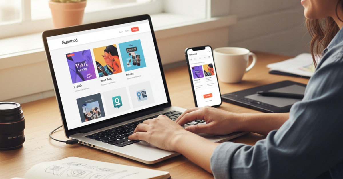 How to Sell Digital Downloads on Gumroad (No Website Needed)