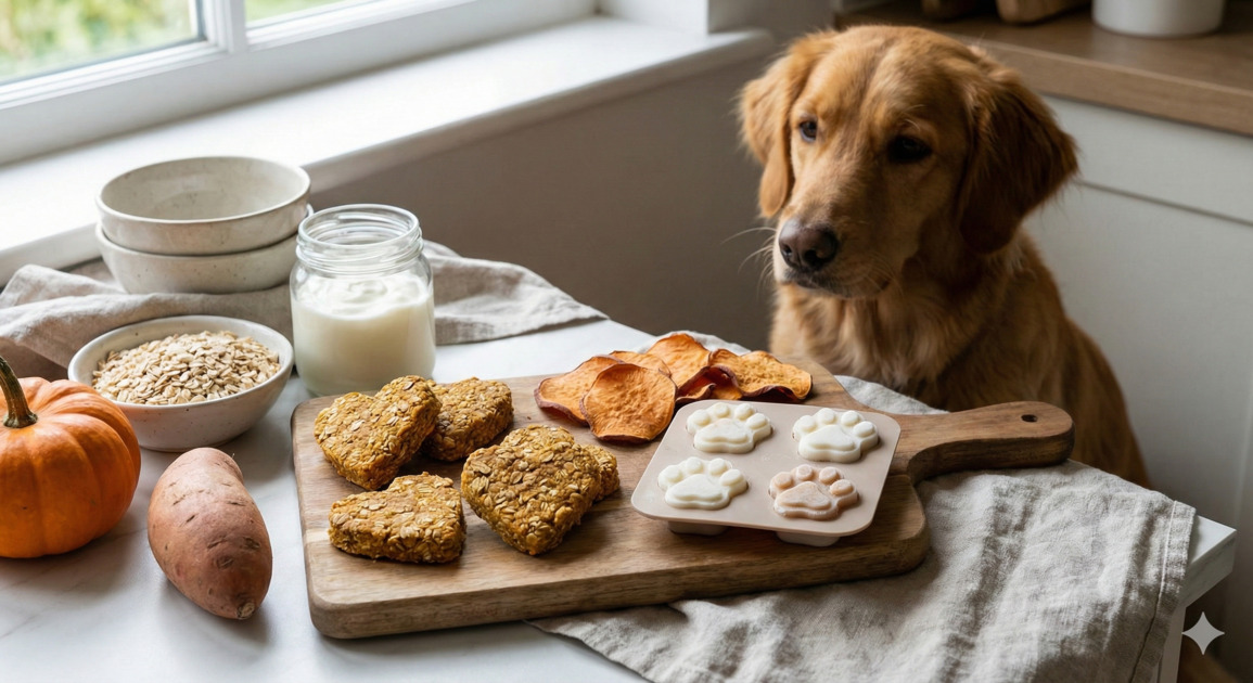 Homemade Dog Treat Recipes for Sensitive Stomachs